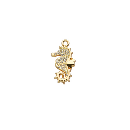Embellished Seahorse Charm