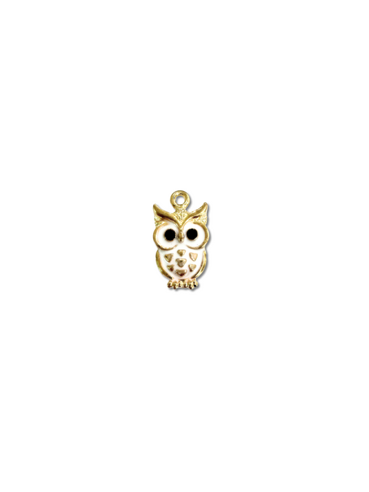 Gold Wise 'Ole Owl Charm