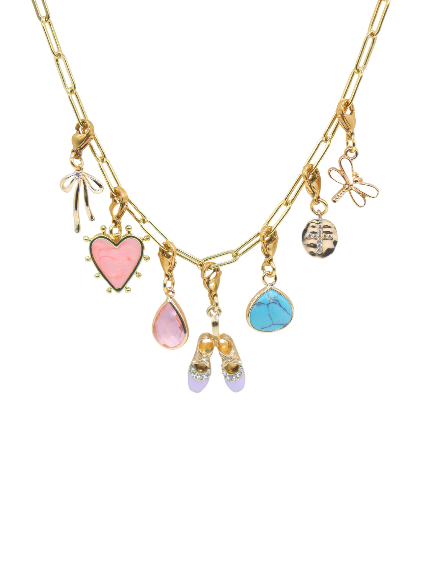 Gold Interchangeable Charm Clasp