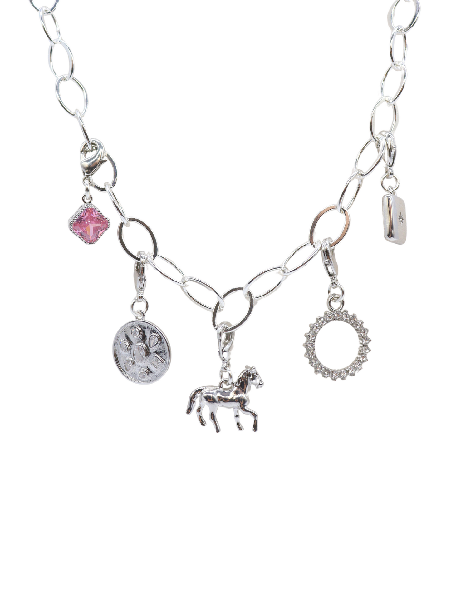 Silver Interchangeable Charm Clasp