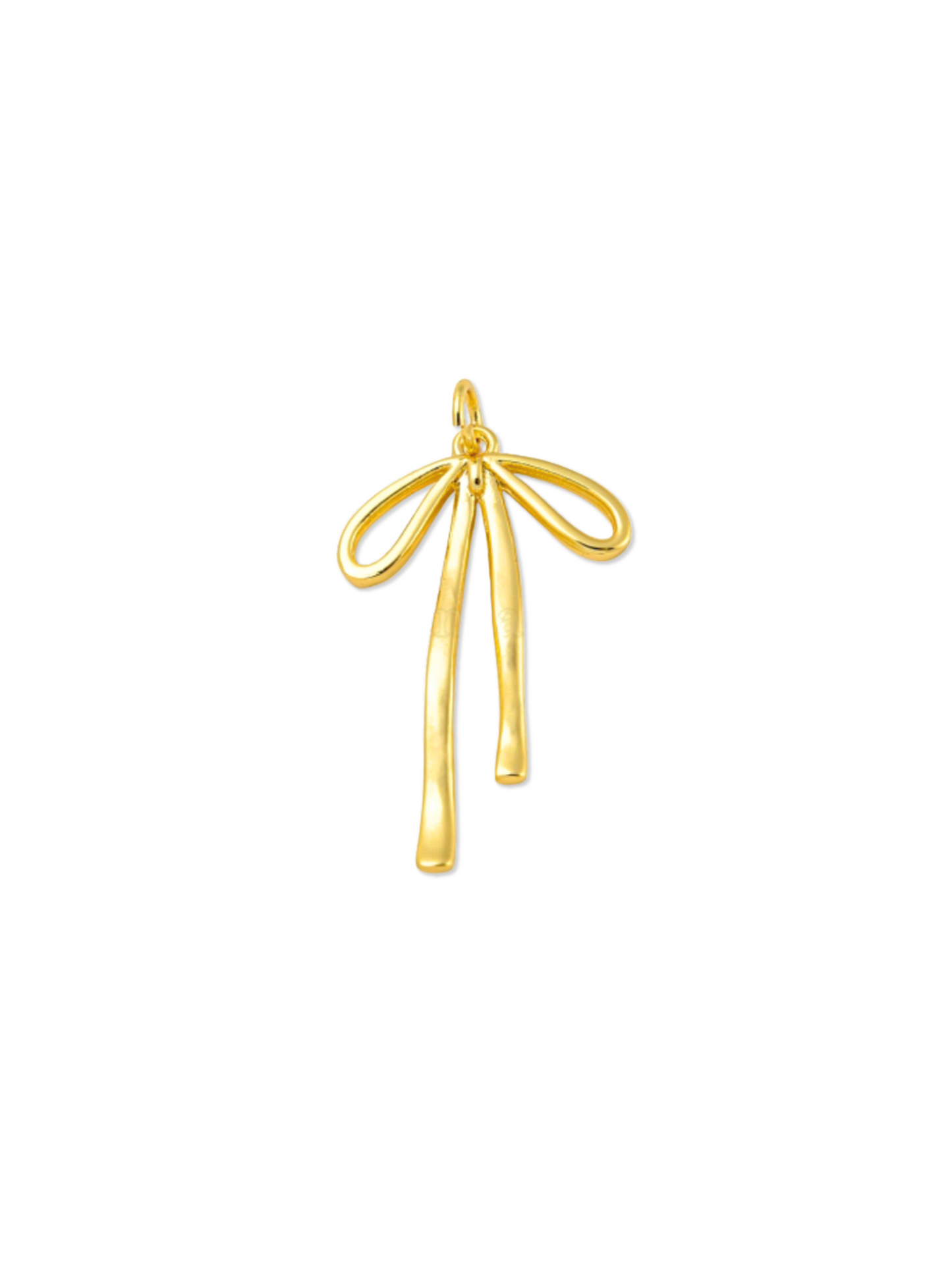 Gold Bow Charm