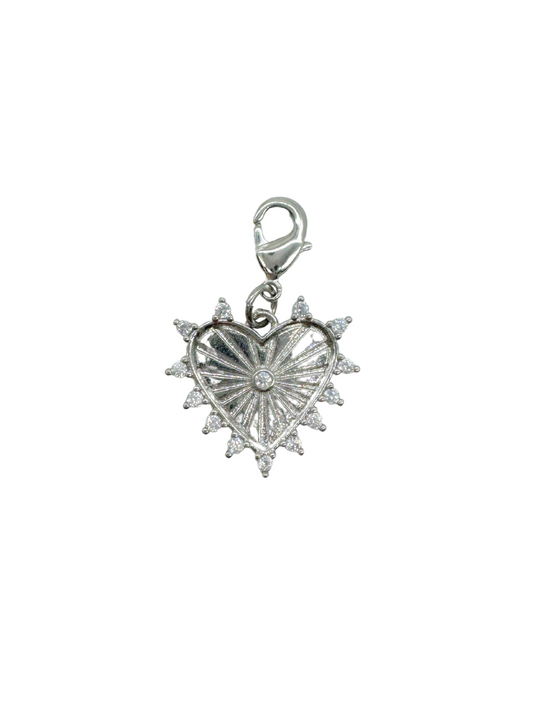 Silver Interchangeable Charm Clasp