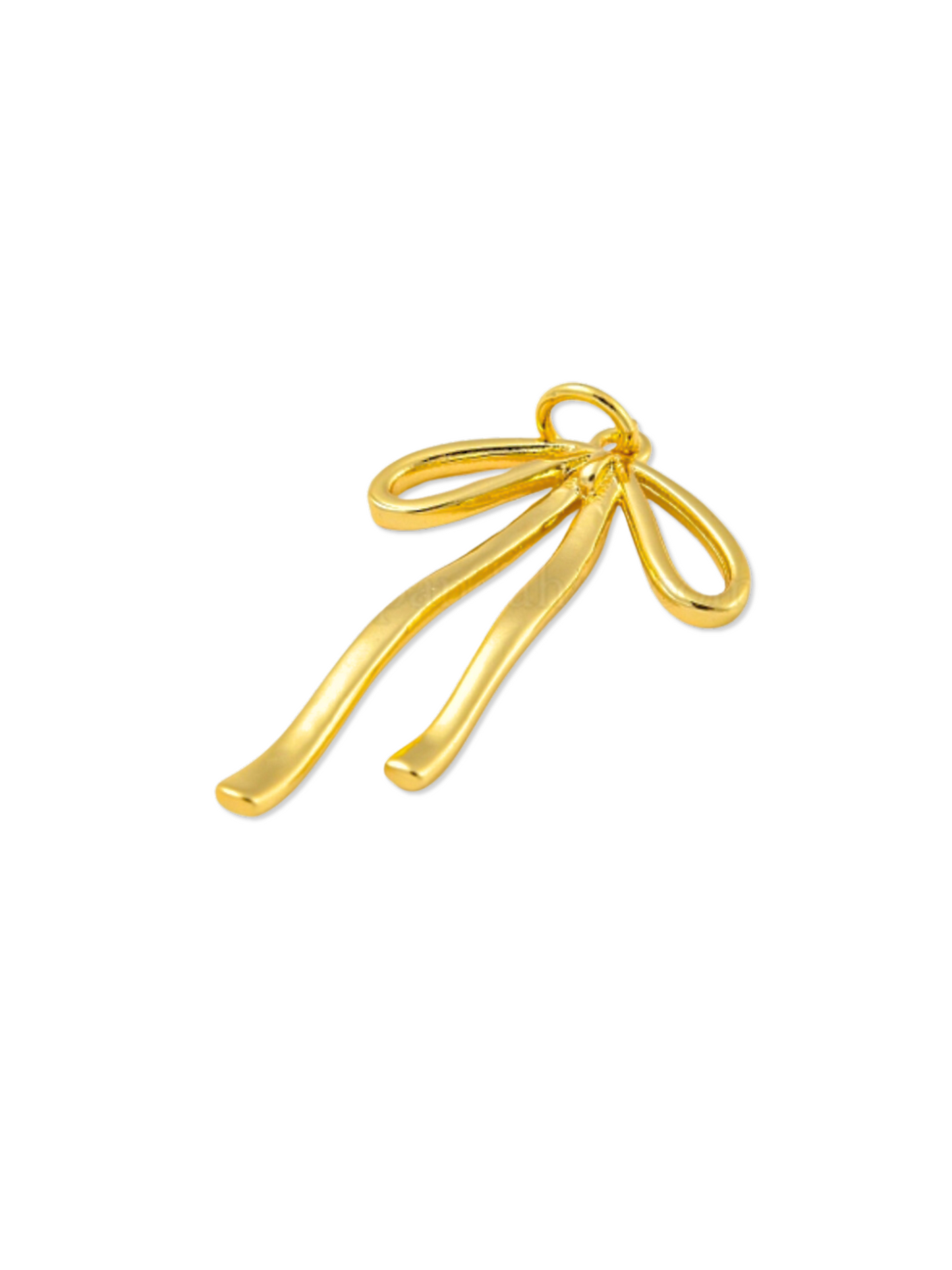 Gold Bow Charm