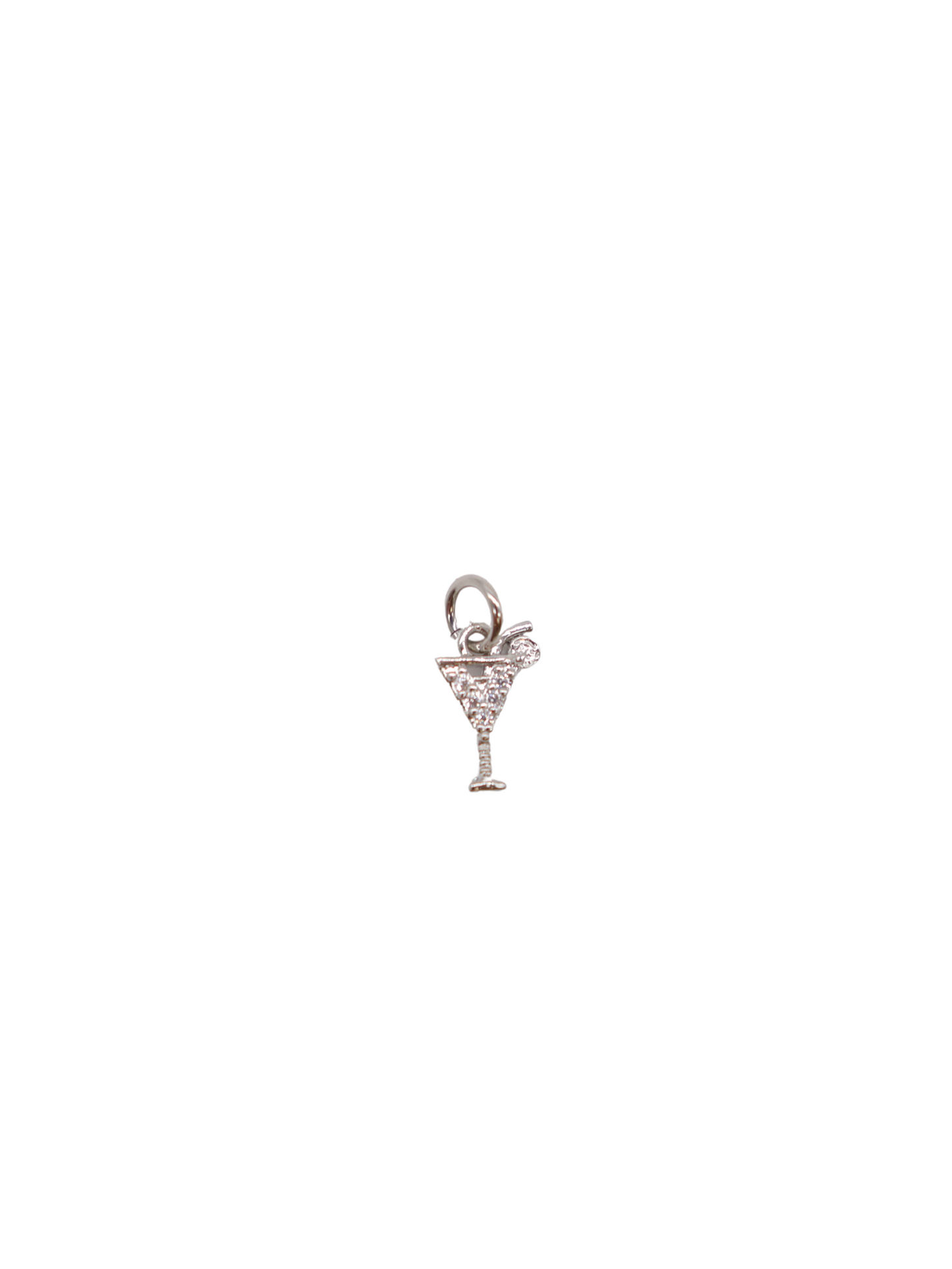 * Silver 'Classic Cocktail' Martini Charm