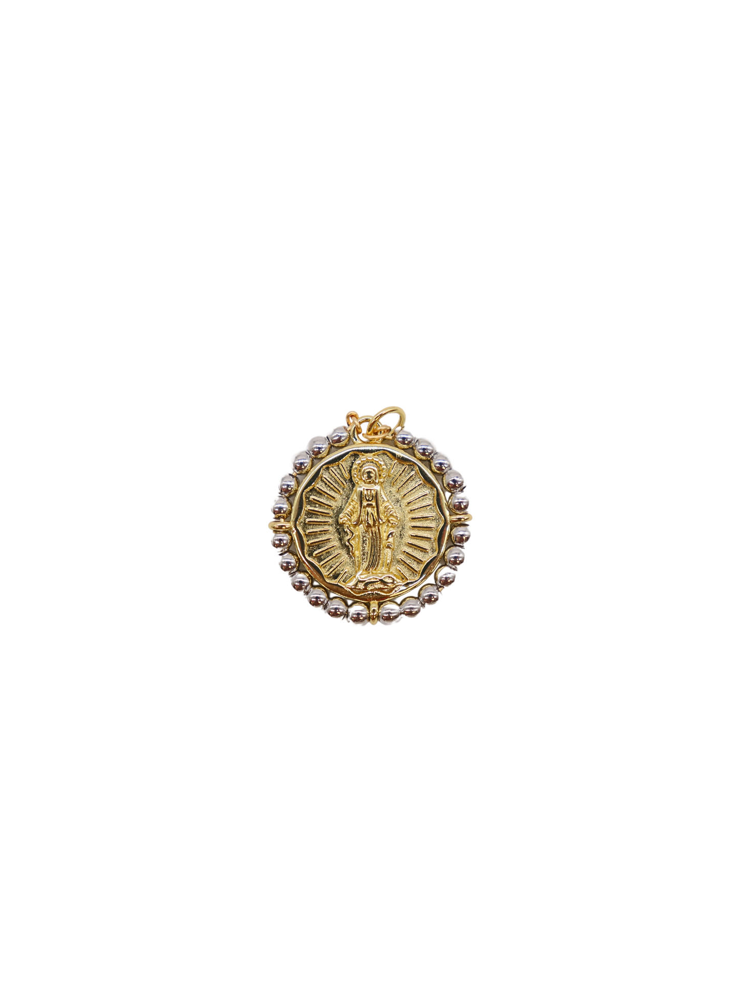 * Gold and Silver Christian Charm