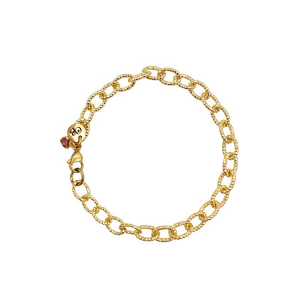 Transparent Gold Alexis Charm Bracelet