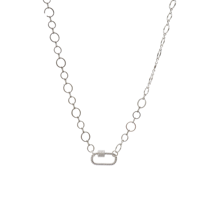 Transparent view of the Emilia Necklace With Bella Carabiner