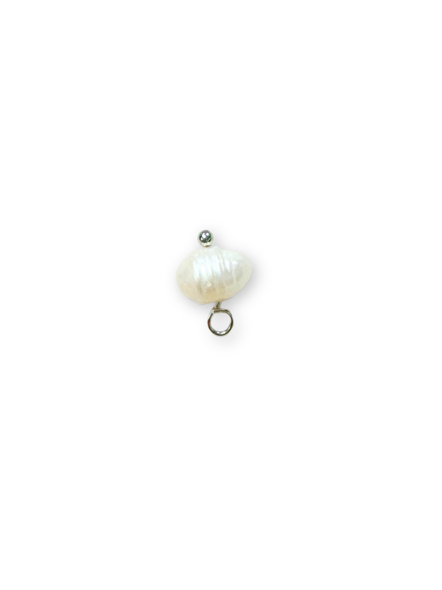 * Silver Natural Freshwater Pearl Charms