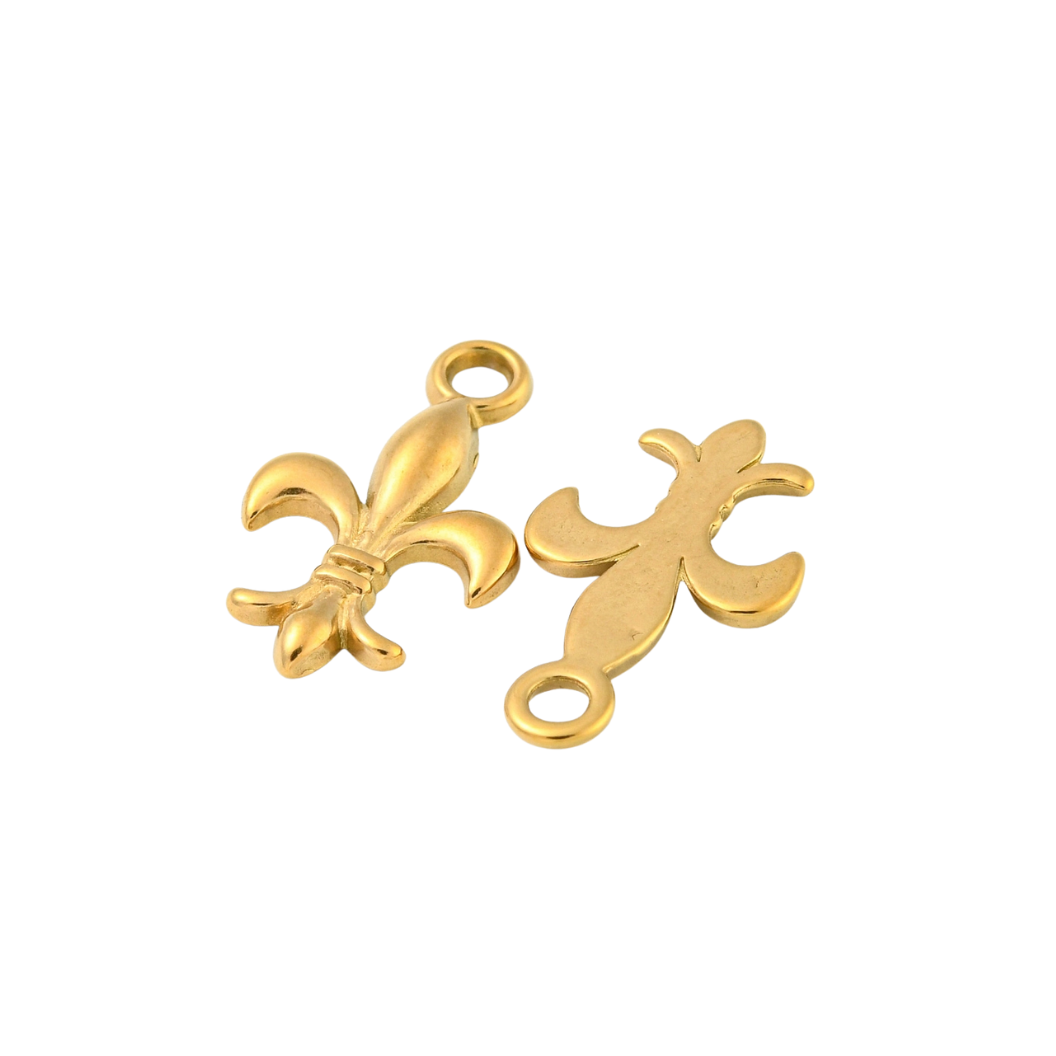 Gold Fleur De Lis Pendant