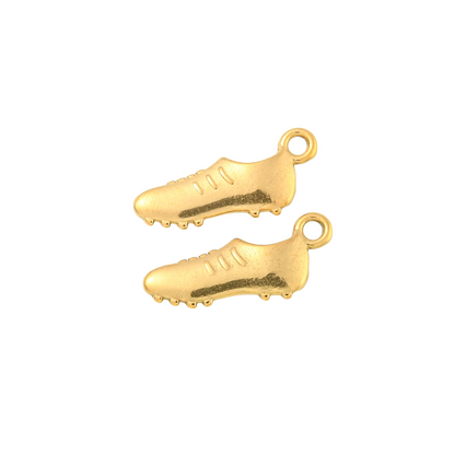 Front of two Gold Cleat Charm